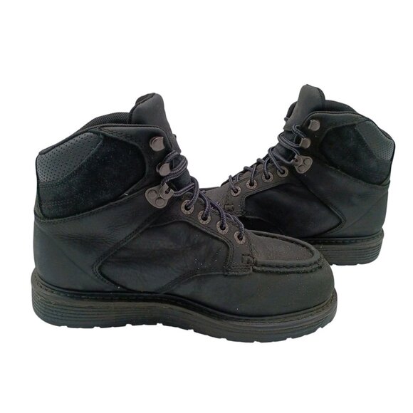 Wolverine Mens Hellcat Black Leather Work & Safety Boots Size 7.5 Med Wedge Sole - Picture 8 of 8